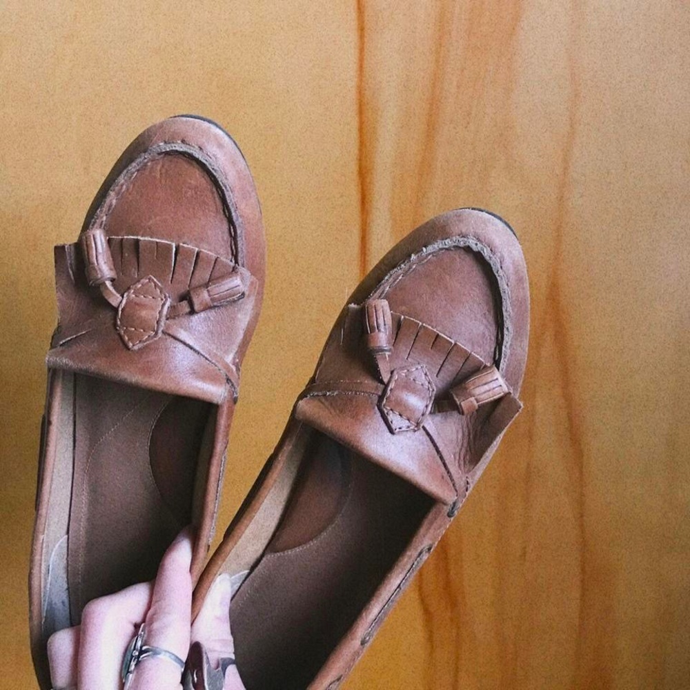 Vintage Kiltie Loafer Slip Ons